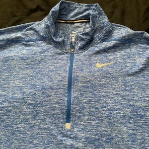 Nike dri-fit quarter zip shirt
